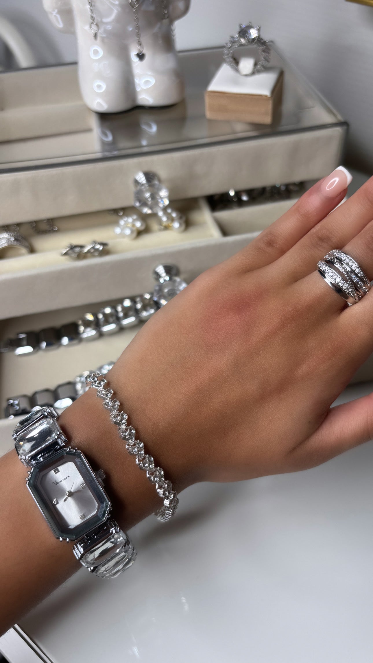 Bague ajustable DAISY